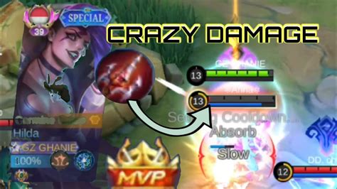 CRAZY DAMAGE HILDA BEST BUILD 2024 HILDA ROAM GAME PLAY YouTube