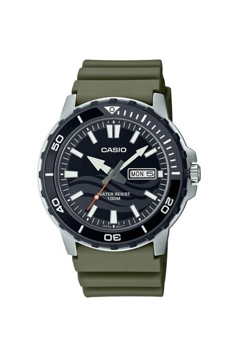 Casio Mtd Avdf Quartz Silikon Ye Il Erkek Kol Saati Fiyat