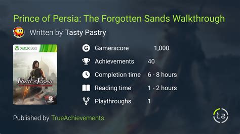 Prince of Persia: The Forgotten Sands Walkthrough