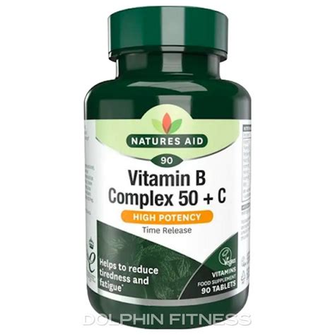 Natures Aid Vitamin B Complex 50 C 90 Tablets