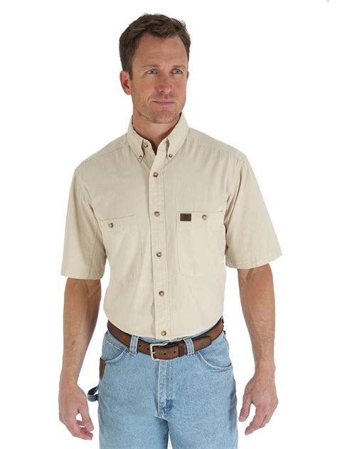 Wrangler - RIGGS Workwear Chambray Work Shirt - Walmart.com - Walmart.com