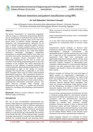 Malware Detection And Pattern Classification Using NPL PDF