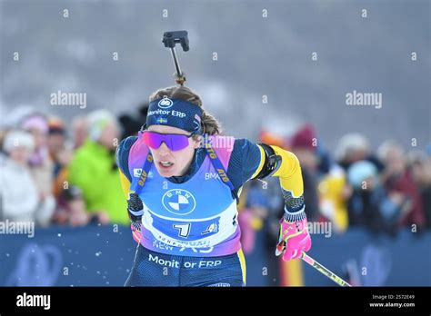 RUHPOLDING GERMANY JANUARY 18 Elvira Oeberg Of Sweden Competes