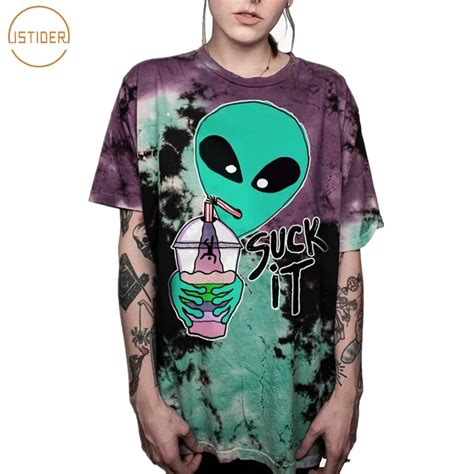 Istider Summer New Novelty Punk Style T Shirt Women Men D Printed