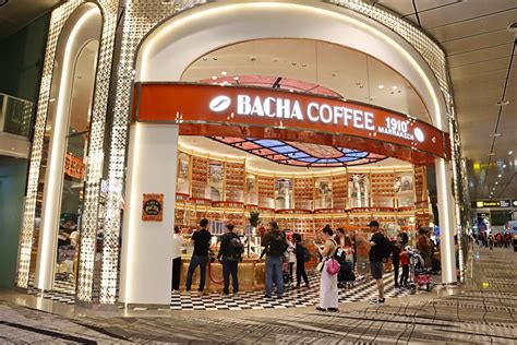 Bacha Coffee At Changi Airport T3 Largest Outlet In The World With