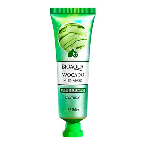 Маска для лица Bioaqua Soothing Avocado Mud Mask | отзывы