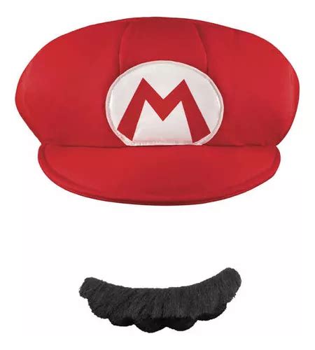 Disfraz Sombrero Mario Y Bigote Nintendo Disguise Original Envío gratis