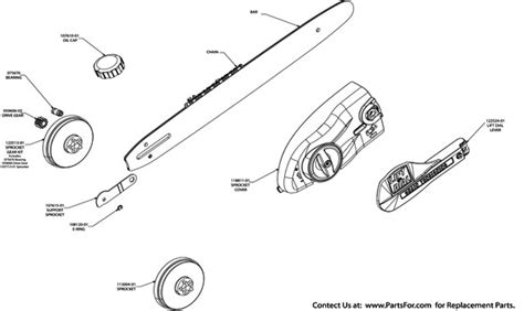 Remington Electric Chainsaw Parts Diagram