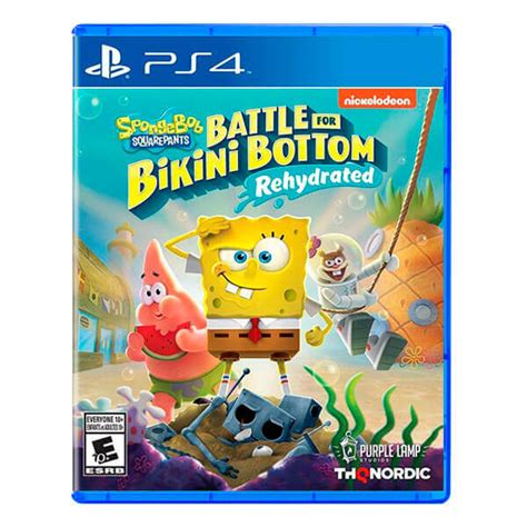 Bob Esponja Batalla Por El Fondo De Bikini Rehidratado Ps Perugame