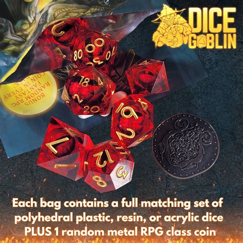 Dice Goblin Mystery Pack Rpg Dice Set Forged Gaming