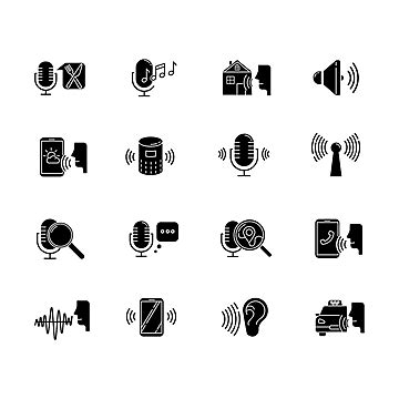 Mic Black Clipart Transparent Png Hd Mic Glyph Black Icon Black Icons