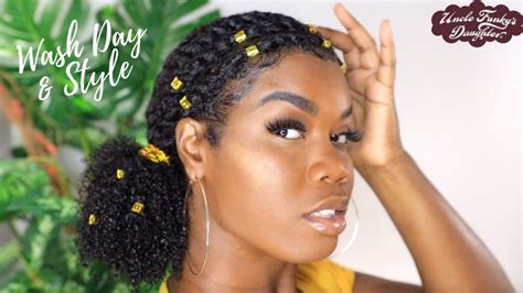 QUICK EASY WASH DAY ROUTINE HAIRSTYLE YouTube