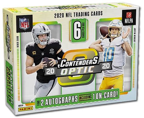 Panini Contenders Optic Football Hobby Box Nfl Taass Fan Shop