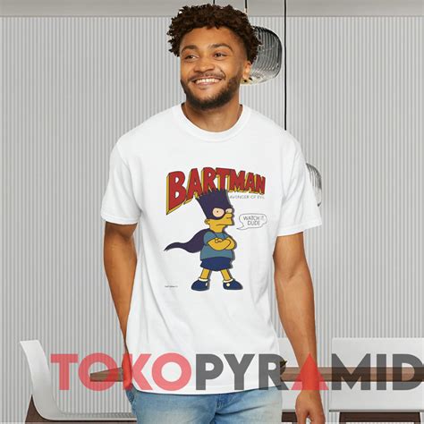 Vintage Bart Simpson Bartman Avenger Of Evil T-shirt - TokoPyramid