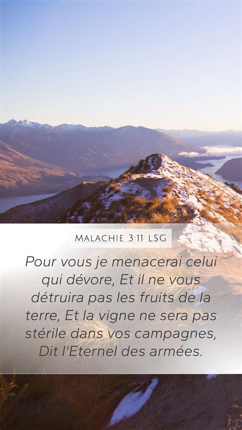 Malachie 3 11 LSG Mobile Phone Wallpaper Pour Vous Je Menacerai Celui