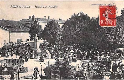 Pont de Vaux PONT DE VAUX Marché aux Volailles 1908 Carte