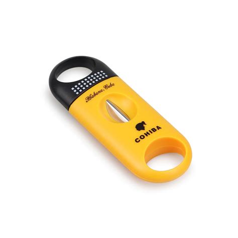 Comprar Cortador De Charutos Cohiba V Cut Amarelo Tabacaria Camilo