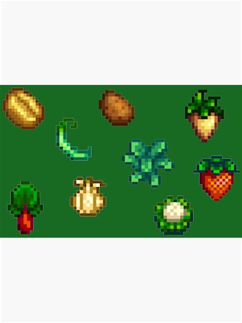 "Stardew Valley Spring Crops Bundle" Poster by edevyor | Redbubble