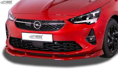 Front Spoilers RDX Front Spoiler VARIO X For OPEL Corsa F GS Line