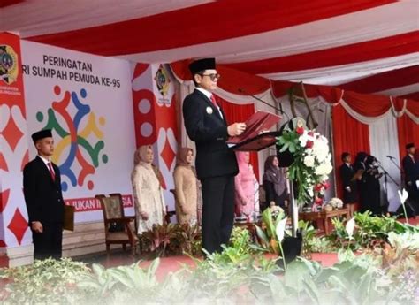 Pj Bupati Tulungagung Pimpin Upacara Hari Sumpah Pemuda Saksi Hukum