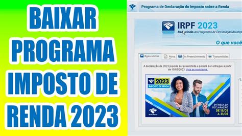 Baixar E Instalar O Programa Do Imposto De Renda Passo A Passo