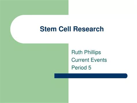 Ppt Stem Cell Research Powerpoint Presentation Free Download Id