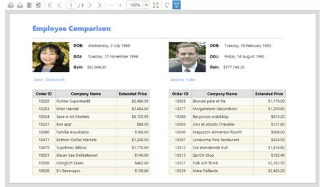 Html Jquery Report Viewer Reporting Tool Syncfusion