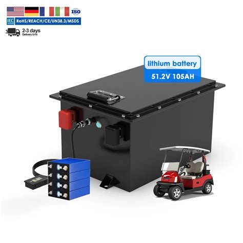 Rechargeable Lifepo V Ah Lithium Golf Cart Battery Built In Smart