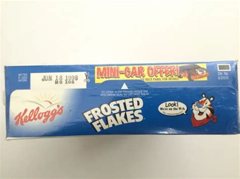 Kelloggs Frosted Flakes Terry Labonte Nascar Unopened Cereal Box