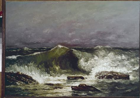 La Vague Peinture De Gustave Courbet Gustave Courbet