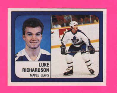 1988 PANINI #119-Luke Richardson - NHL Hockey Stickers