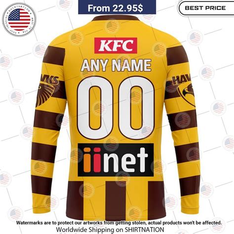 Hawthorn Football Club Home 2023 Custom Shirt • Shirtnation - Shop ...