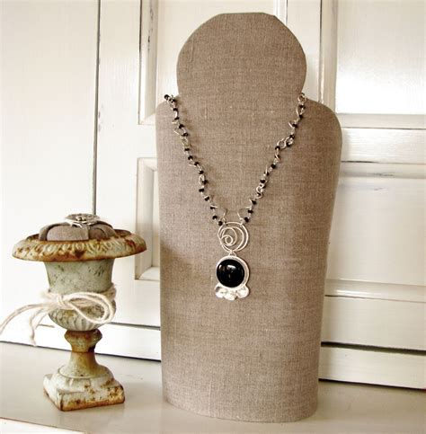 Necklace Stand Tutorial Diy Jewelry Display Necklace Display