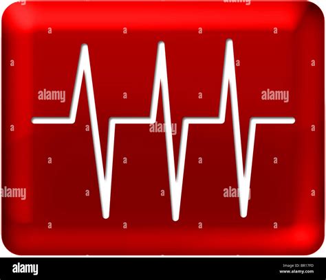 Pulse Signals With Red Background Stock Photo Alamy