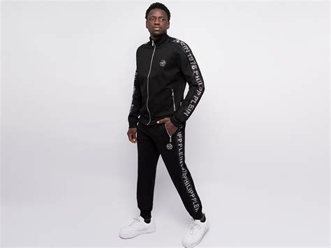 Купить Спортивный костюм Philipp Plein цвет Черный купить по цене 7060 ...