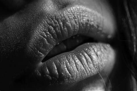 Premium Photo Lips Closeup Nude Woman Lip Natural Makeup Sexy Plump Full Lip Cosmetology