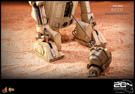 Hot Toys星際大戰二部曲複製人全面進攻R2 D2 1 6 比例收藏級人偶 豐富可玩性與精密機構兼具