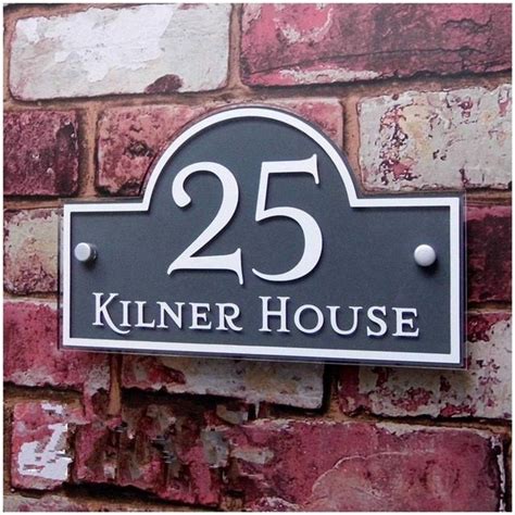 Custom Acrylic House Number Doornumber Sign Apartment Street Address