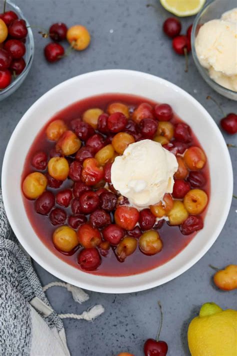 Bourbon Cherries Jubilee Man Meets Oven