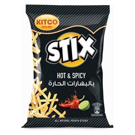Kitco Stix Hot And Spicy Potato Sticks G Price In Uae Carrefour Uae Supermarket Kanbkam