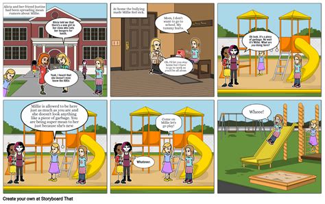 Bullying Comic Strip 2 Storyboard By Ciella