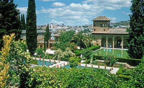 Alhambra Gardens, Granada, Spain, 1959 Photograph by A Macarthur ...