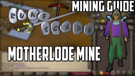 2007 Runescape Mining Guide Motherlode Mine Youtube