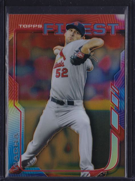 Topps Finest Orange Hot Box Refractor Sp Michael Wacha