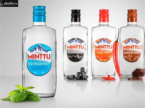 Ликер Минту (Minttu): виды, как и с чем пить