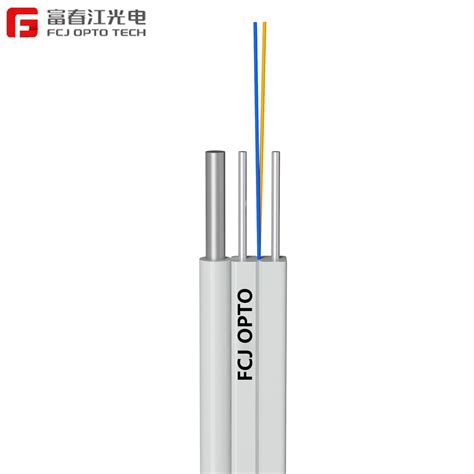 Fcj GJYXFCH Single Mode Outdoor Indoor Steel Wire FTTH Fiber Drop Cable