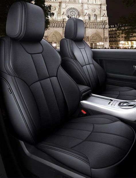 Kvd Superior Leather Luxury Car Seat Cover For Toyota Glanza Full Blac Autoclint