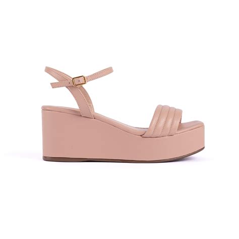 Ripley Sandalias Mujer Carusso Cuero Nude