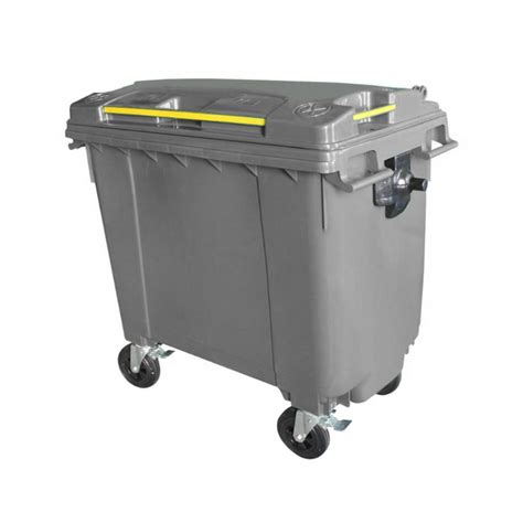 Wheelie Bin 660l Grey Supreme Hygiene