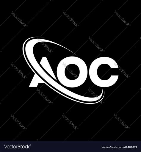 Aoc logo letter design Royalty Free Vector Image